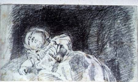 A baby (possibly Maria Louisa Constable) von John Constable