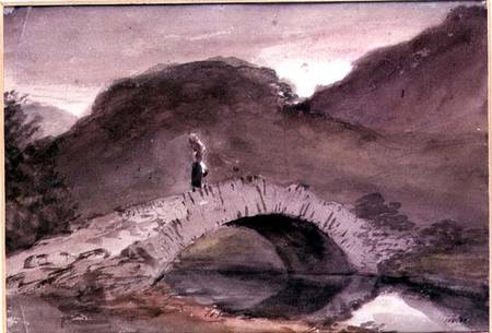 A Bridge at Borrowdale von John Constable