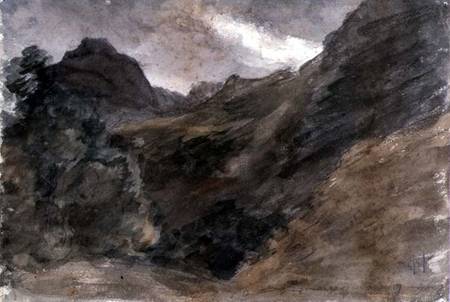 Eagle Crag, Borrowdale, 1806, recto) von John Constable