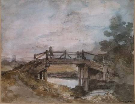 New Fen Bridge von John Constable
