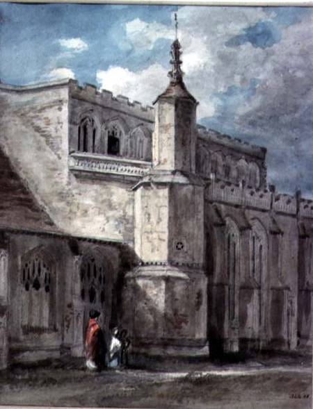 Part of the Exterior of East Bergholt Church: The North Side von John Constable