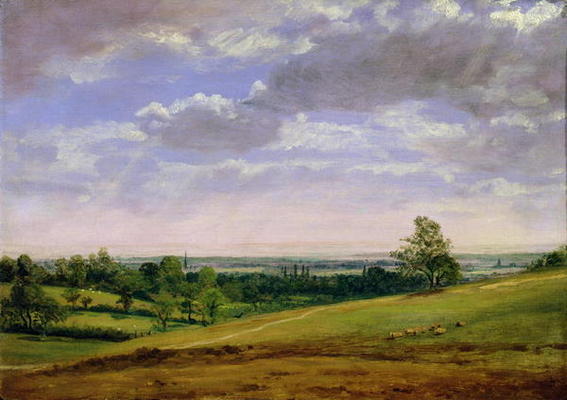 View from Highgate Hill (oil on canvas) von John Constable