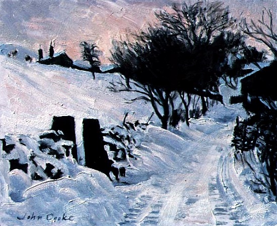 Back Lane, Dentdale von John  Cooke