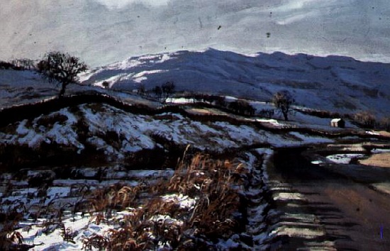 Winter Morning, Barbondale, Barbon, nr Kirby Lonsdale, Cumbria von John  Cooke