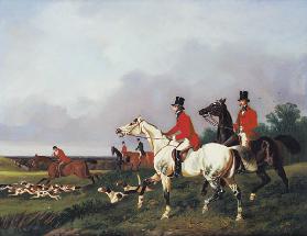 Ausritt zur Jagd. um 1840