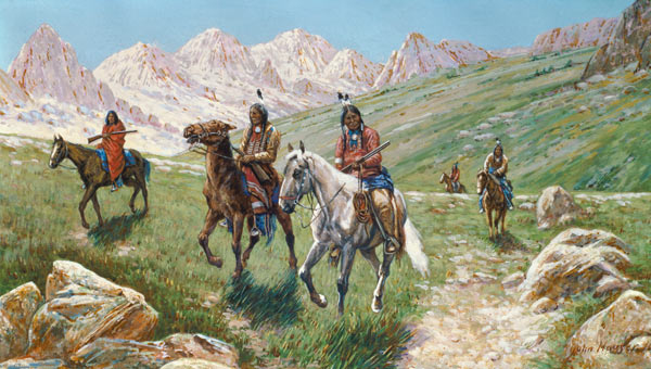 In the Cheyenne Country von John Hauser