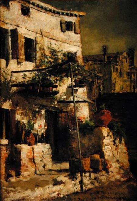 A Venetian Scene von John Henry Twachtman