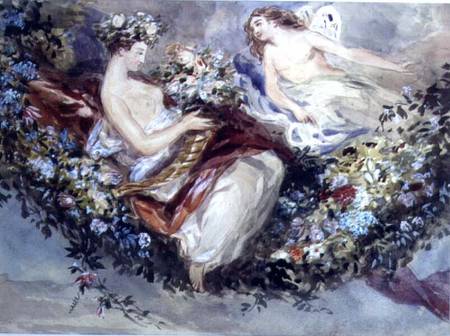 Flora and Zephyr von John James Chalon