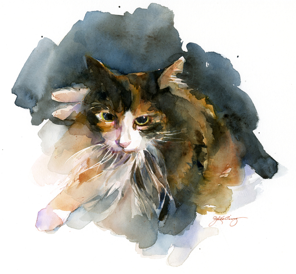 Calico Cat von John Keeling