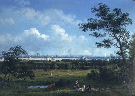 A View of Regent's Park and the Colosseum from Primrose Hill von John Knox