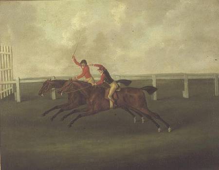 "Dungannon" beating "Rockingham" von John Nost Sartorius