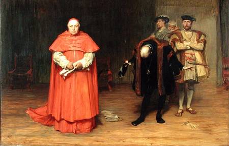The Disgrace of Cardinal Wolsey (1475-1530) von John Pettie