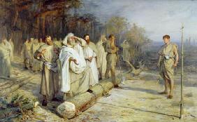 Fixing the Site of an Early Christian Altar, 1884 (oil on canvas) 17th