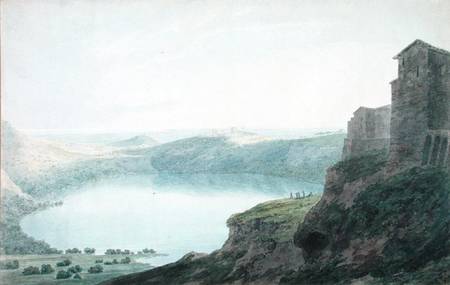 Lake Nemi von John Robert Cozens