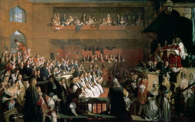 The Trial of the Seven Bishops in the House of Commons during the Reign of James II von John Rogers Herbert