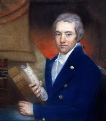 Portrait of William Wilberforce (1759-1833) by William Lane (1746-1819) (pastel on paper) von John Russell