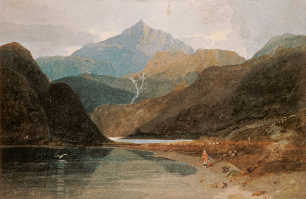 Snowdon, North Wales  on von John Sell Cotman