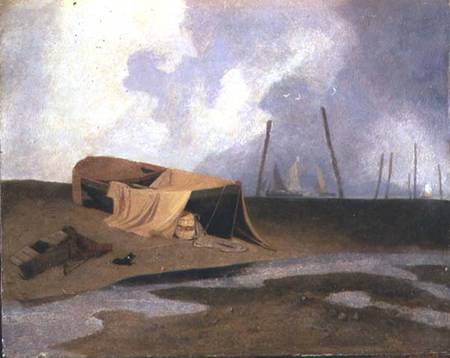 Boats on Greater Yarmouth Beach von John Sell Cotman