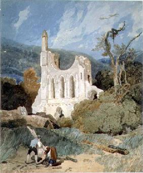 Byland Abbey, Yorkshire c.1809  on