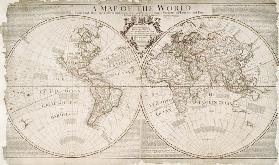 A Map of the World, Corrected from the Observations communicated to the Royal Societies of London an 1711