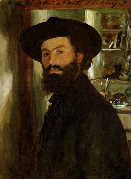 Portrait of the Artist Alberto Falchetti (1878-1951) von John Singer Sargent