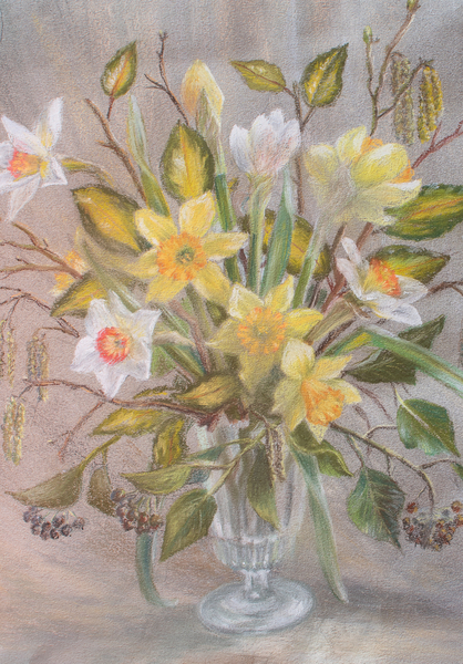 Bunch of daffodils von Margo Starkey