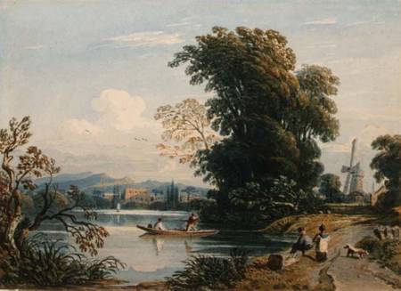 River Scene von John Varley