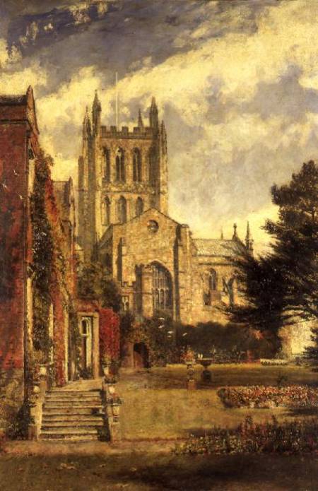 Hereford Cathedral von John William Buxton Knight