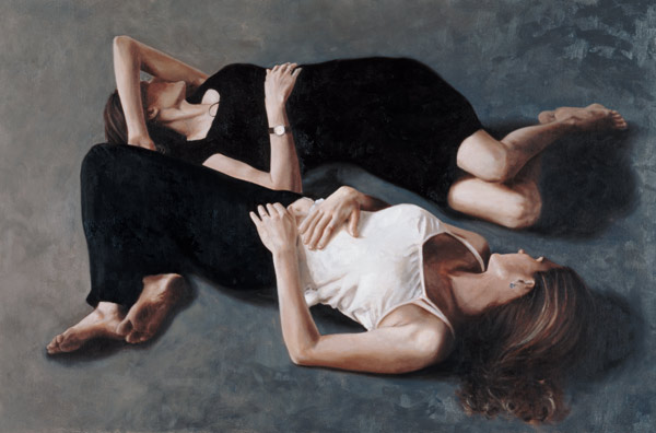 Sisters (oil on canvas board)  von John  Worthington