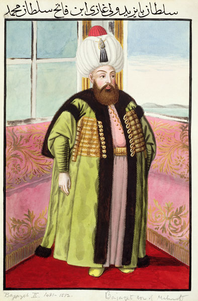 Bajazet (Bayezid) II (c.1447-1512) called 'Adli', the Just, Sultan 1481-1512, from 'A Series of Port von John Young