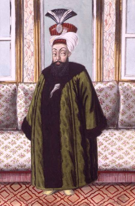 Abdul Hamid I (1725-89) Sultan 1774-89, from 'A Series of Portraits of the Emperors of Turkey' von John Young