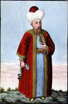 Amurath (Murad) II (1404-51) Sultan 1421-51, from 'A Series of Portraits of the Emperors of Turkey' 1808