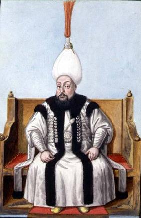 Mustapha III (1717-74) Sultan 1757-74, from 'A Series of Portraits of the Emperors of Turkey' 1808