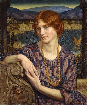 Porträt einer Frau (Fantasy) 1924
