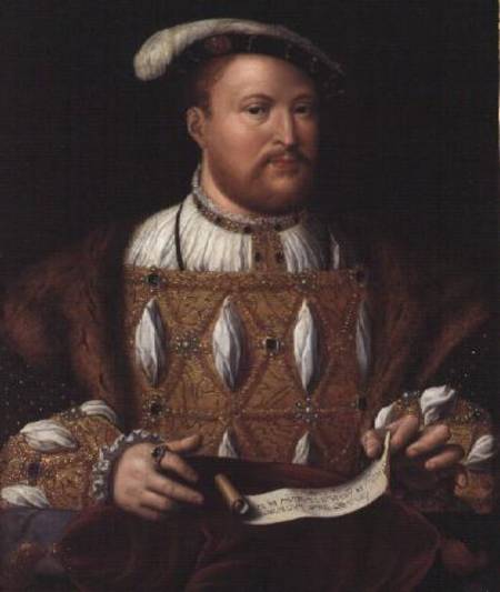 Henry VIII (1491-1547) von Joos van Cleve (eigentl. van der Breke)