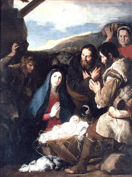 Adoration of the Shepherds von José (auch Jusepe) de Ribera