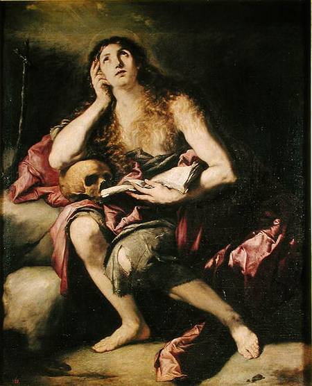 The Penitent Magdalene von José (auch Jusepe) de Ribera