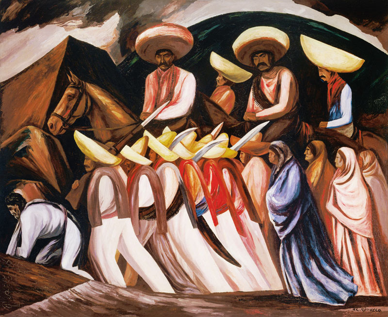Zapatistas von José Clemente Orozco