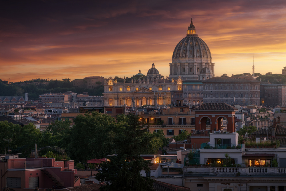 Vatikan-Sonnenuntergang von Jose Parejo