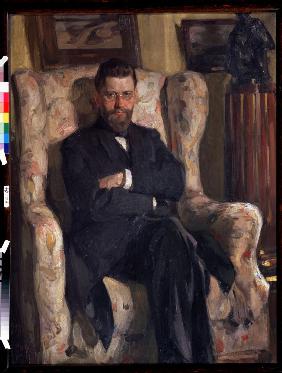 Porträt des Sammlers Alexei A. Bachruschin (1865-1929) 1904