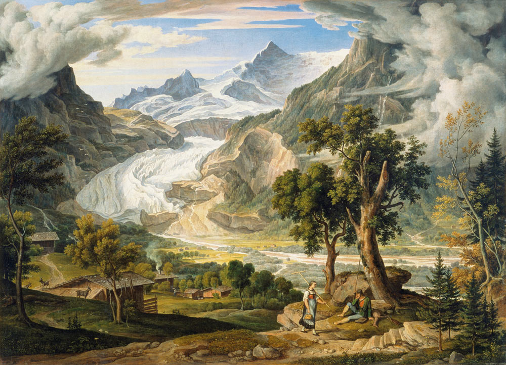 Der Grindelwaldgletscher von Joseph Anton Koch