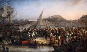 Napoleon verlässt Elba am 26. Februar 1815 1836
