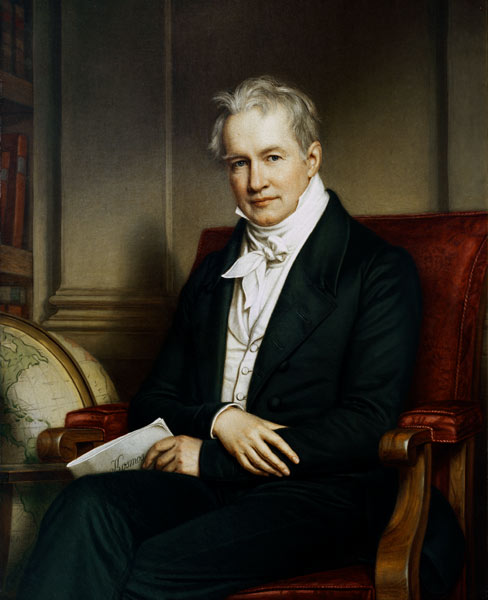Humboldt, Alexander Freiherr von, Portrait von Joseph Karl Stieler