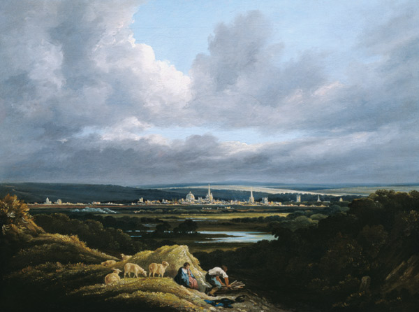 View of Oxford from a Distance von William Turner