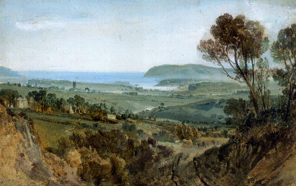 Blick auf Plymouth und Hafen von William Turner