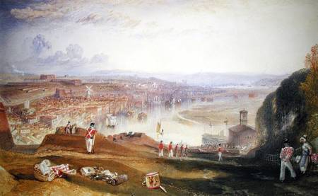 Chatham, Towards Fort Pitt (pencil, w/c and von William Turner