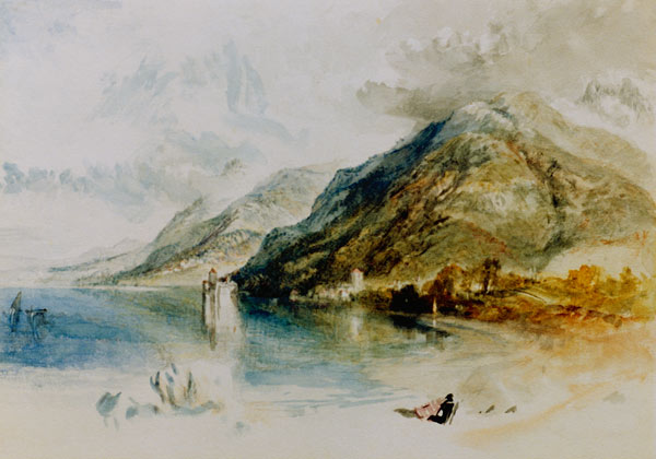 W.Turner, Schloß von Chillon von William Turner