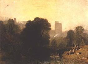 Near the Thames Lock, Windsor c.1809