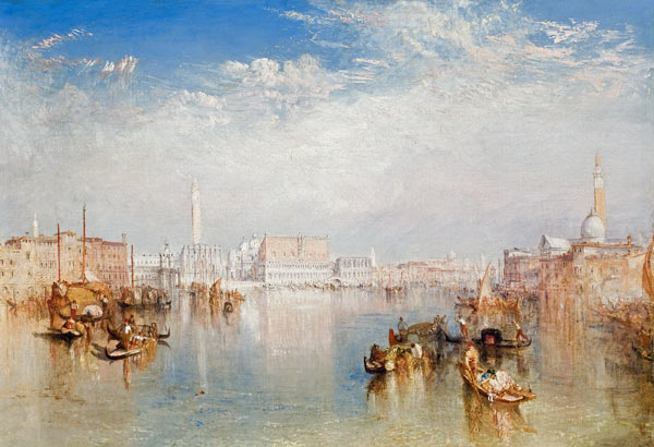 View of Venice: The Ducal Palace, Dogana and Part of San Giorgio von William Turner