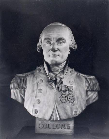 Bust of Charles de Coulomb (1736-1806) von Joseph Marius Ramus